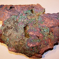 2 kg specimen of native copper from northern Haiti