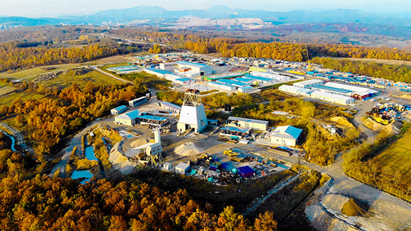 A view of the Cukaru Peki mine (from Zijin website January 2022)