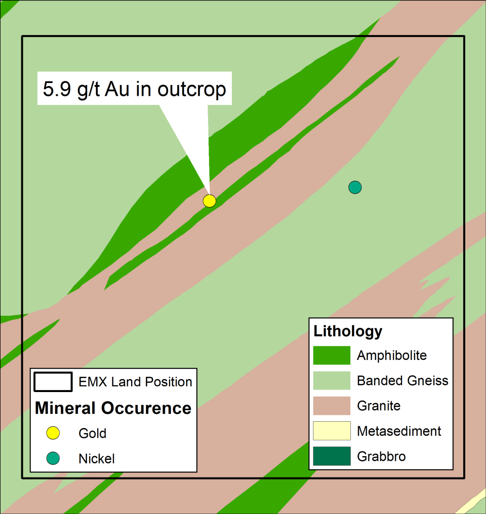 Vekselmyr geology and mineral occurrence
