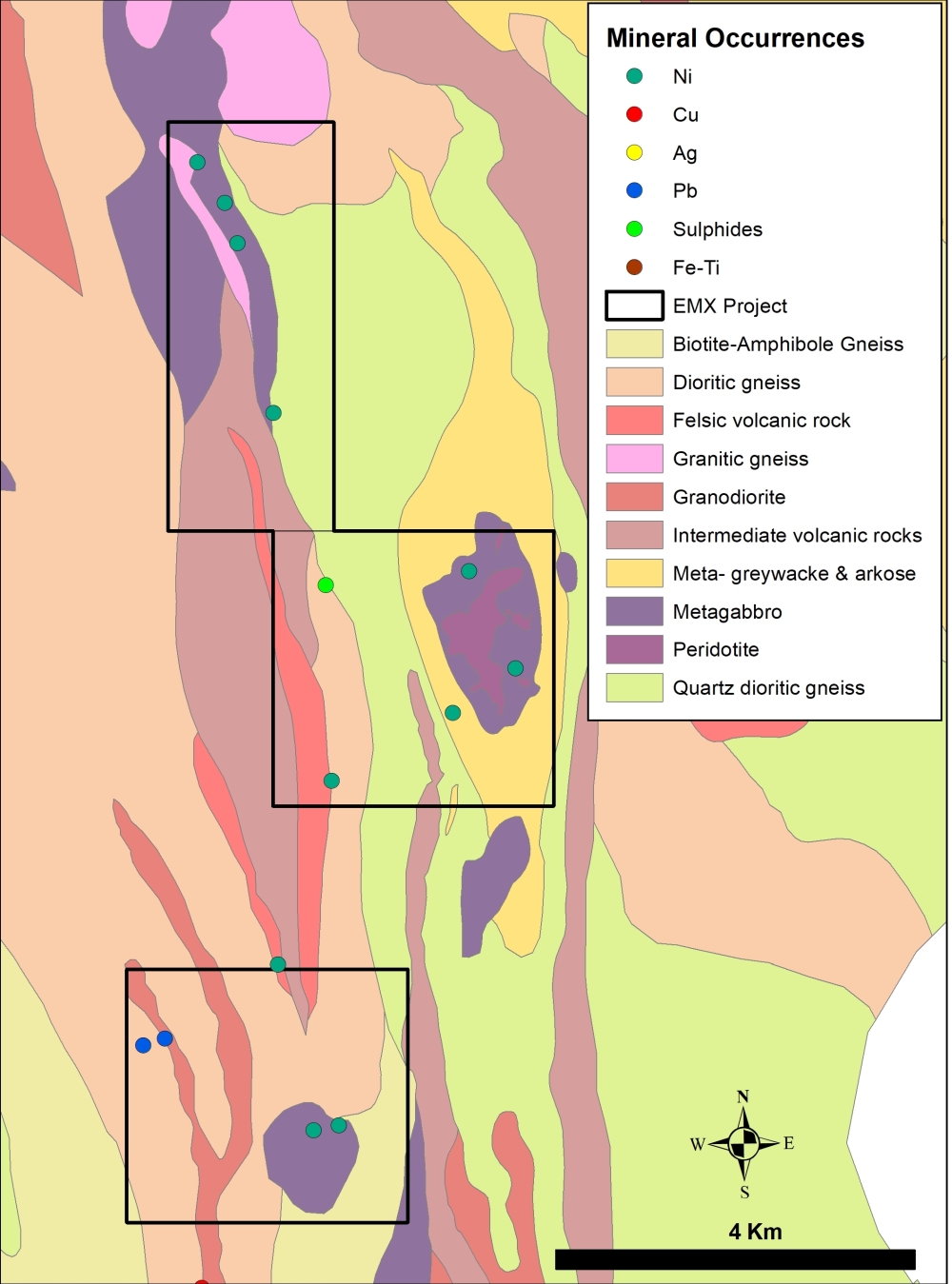 Ringerike/Ertelien project geology and minerals occurrences